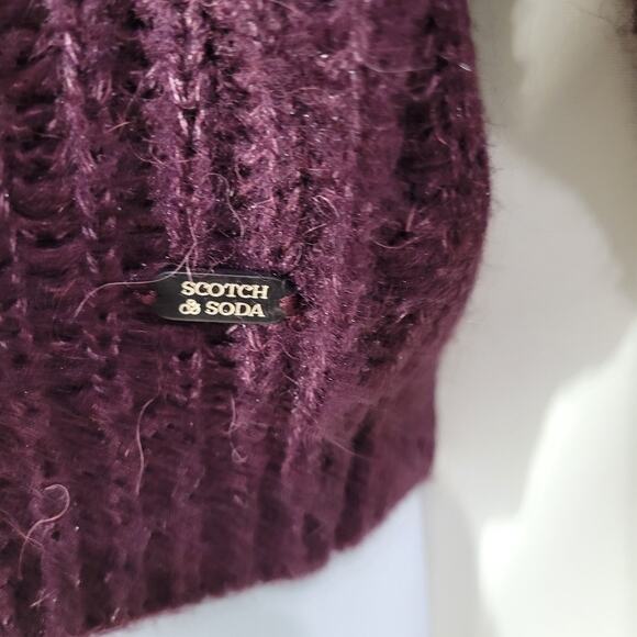 SCOTCH & SODA CHUNKY COLORBLOCK SWEATER IN PINK COMBO Large - Picture 3 of 8